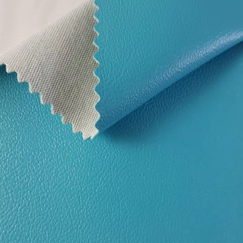 Non Plus 410 - türkizkék, extrém kopásállóságú, fertőtleníthető, színes prémium textilbőr
