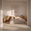 Softline, világosbézs-krém, kéttónusú minimalista kézi szövésű prémium szőnyeg 160x230 cm