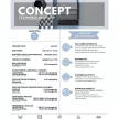 CONCEPT 15 - bordó, Vízlepergető, prémium bútorszövet