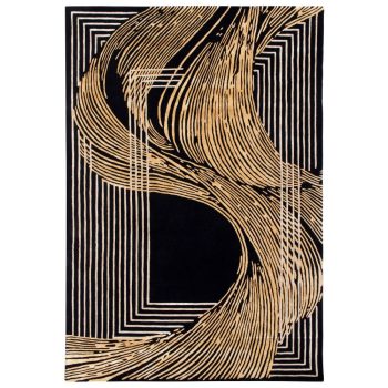   Golden Wind, absztrakt mintás, kézi szövésű prémium szőnyeg