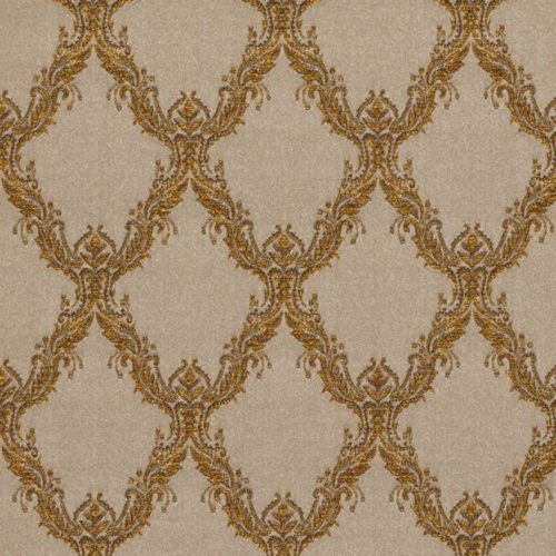 OPAL 1004 C, drapp alapon óarannyal átszőtt klasszikus bútorszövet