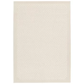  Hexa - UV álló,krémszínű geometrikus kültéri szőnyeg 160x230 cm