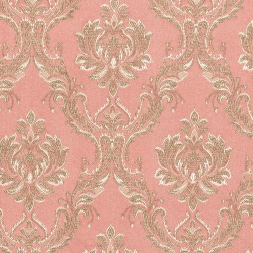 OPAL 1036 A, barackszínű alapon bézs-arannyal átszőtt klasszikus bútorszövet