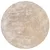 Plain Paloma Round, bézs, kerek bársonyos felületű, kézi csomózású prémium szőnyeg 250 cm