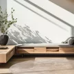 Plain Paloma Round, bézs, kerek bársonyos felületű, kézi csomózású prémium szőnyeg 250 cm