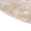 Plain Paloma Round, bézs, kerek bársonyos felületű, kézi csomózású prémium szőnyeg 250 cm