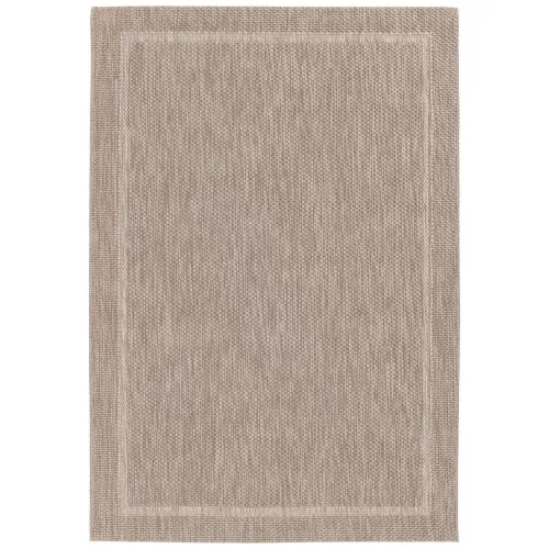 Grano Frame Gray, kültéri UV álló,természetes megjelenésű fonott szőnyeg 160x230 cm