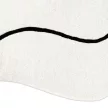 LOOP Ivory, ekrü színű gyapjú szőnyeg szabálytalan kontúrral, 200x300 cm