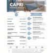 Capri 7510 - sötétzöld, vízlepergető, antibakteriális-, UV-álló kültéri bútorszövet 
