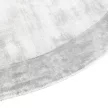 Tere Light Grey, halványszürke selymes felületű, kézi csomózású prémium kerek szőnyeg 200cm