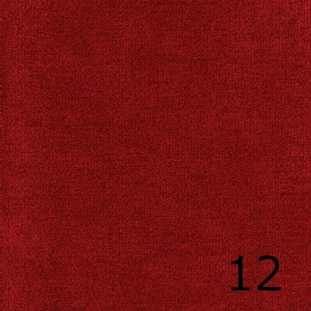ALFA 12 - piros, puha felületű, magas kopásállóságú  bútorszövet