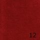 ALFA 12 - piros, puha felületű, magas kopásállóságú  bútorszövet