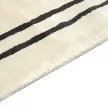 Venezia Pearl, ekrü alapon fekete elegáns szegéllyel , bársonyos felületű, kézi szövésű prémium szőnyeg 200x300 cm