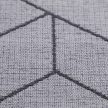 URBAN Gray, szürke alapon antracitszürke geometriai mintás szőnyeg szennytaszító bevonattal