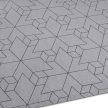 URBAN Gray, szürke alapon antracitszürke geometriai mintás szőnyeg szennytaszító bevonattal