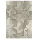Manana, kültéri UV álló, világosszürke geometriai mintás szőnyeg, 160 x 230 cm