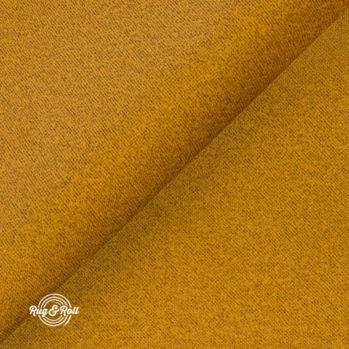 ELEMENT 08 - mustár Prémium minőségű, vízlepergető fröcskölt mintás bársony bútorszövet 