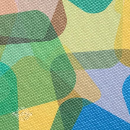 Asztalterítő ALMA színes élénk színű absztrakt mintás S 137 x 180 cm