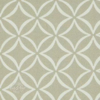   Asztalterítő OLIVIA bézs-ekrü geometrikus mintás S 137 x 180 cm