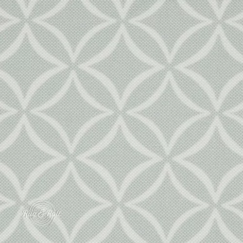 Asztalterítő OLIVIA halványszürke-ekrü geometrikus mintás S 137 x 180 cm