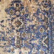 SILK S Vintage arany-kék Perzsamintás futószőnyeg 80 x 200 cm