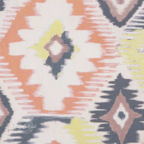 Asztalterítő MAYA narancssárga-barna azték mintás S 137 x 180 cm