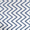 CHEVRON Blue L Geometrikus kék-fehér Chevron mintás szőnyeg 160 x 230 cm