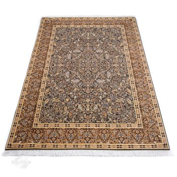   BOTEH Gold L Keleti perzsamintás arany-fekete szőnyeg 160 x 230 cm