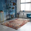AZTEC Gold L Vintage piros-kék Patchwork mintás szőnyeg 160 x 230 cm