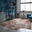 AZTEC Gold L Vintage piros-kék Patchwork mintás szőnyeg 160 x 230 cm