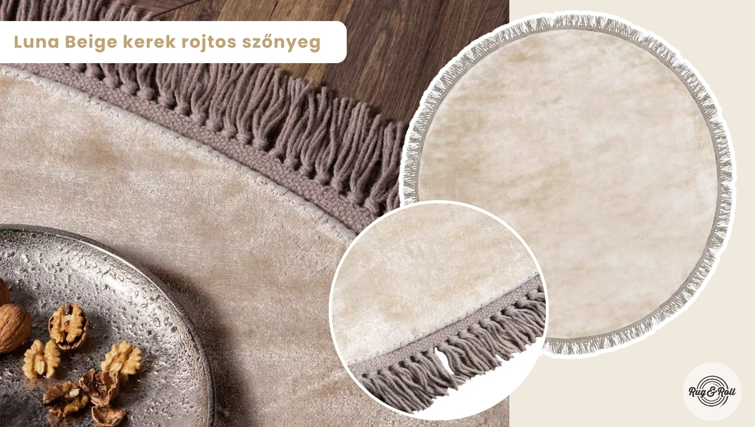 Luna kerek szőnyeg