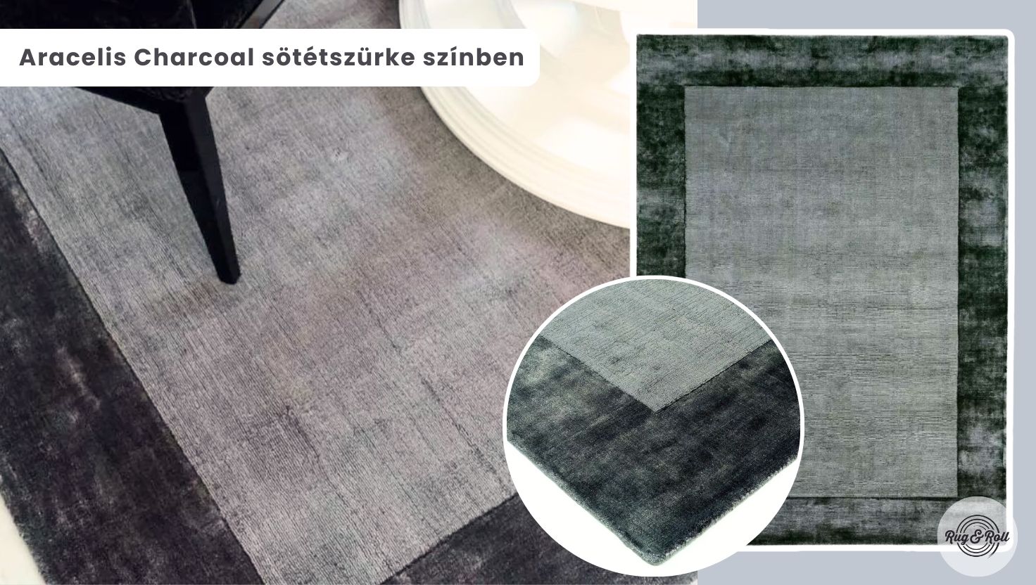 Aracelis szürke szőnyeg