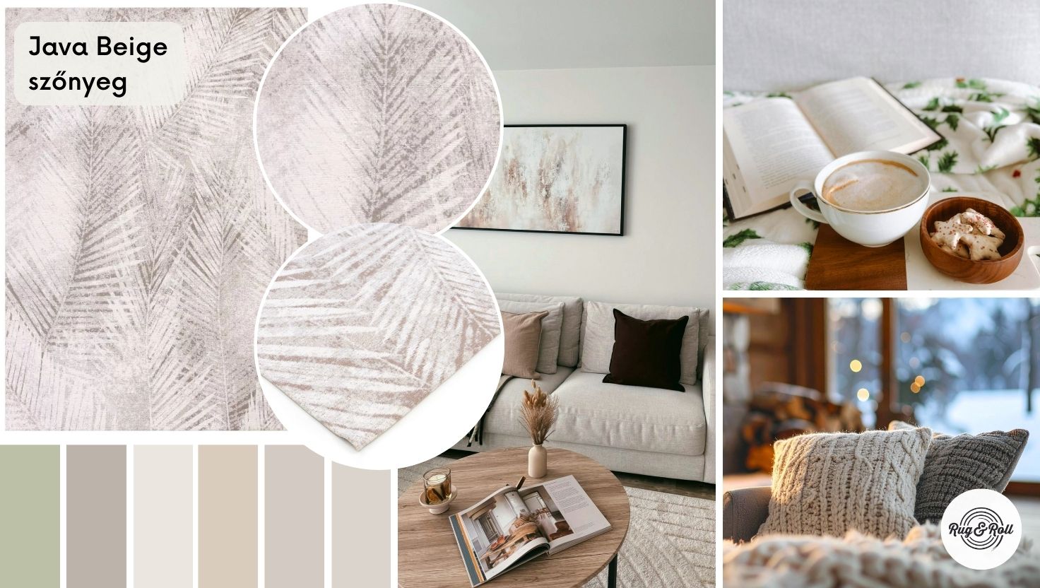Java Beige szőnyeg
