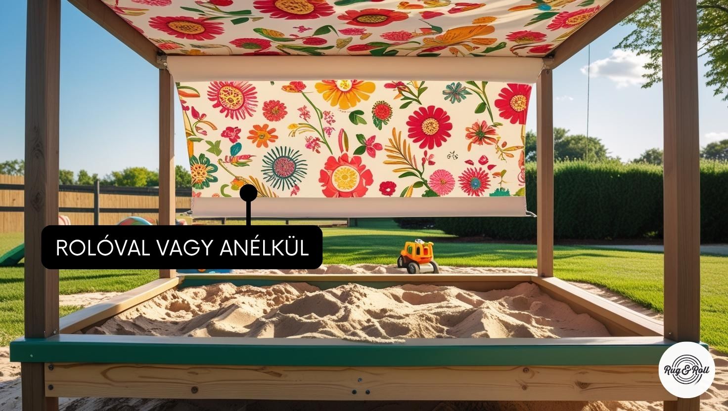 homokozó árnyékoló