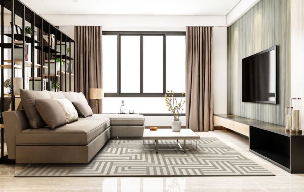 szőnyeg a nappaliban