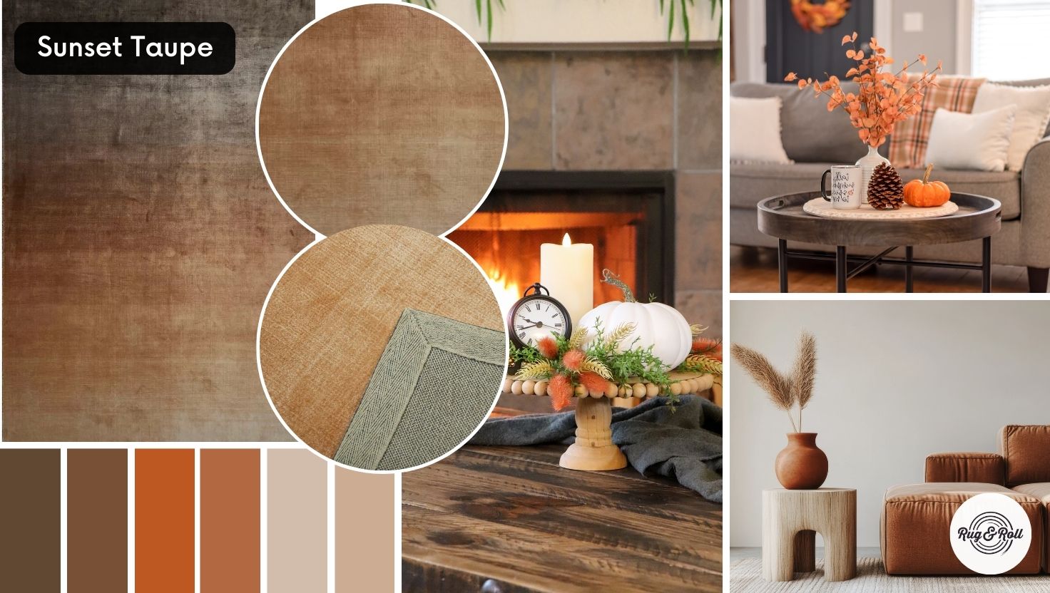 Sunset taupe szőnyeg