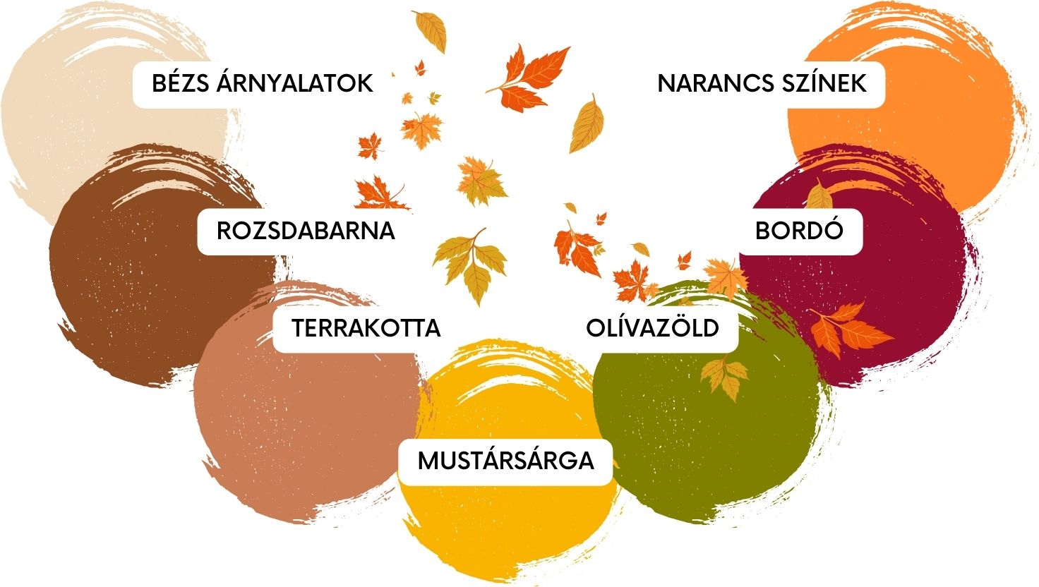 őszi színpaletta