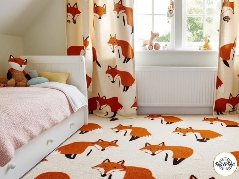 rókás szőnyeg gyerekszobába