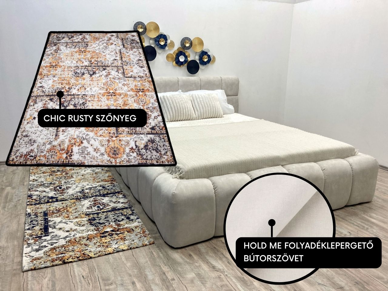 hálószobai szőnyeg