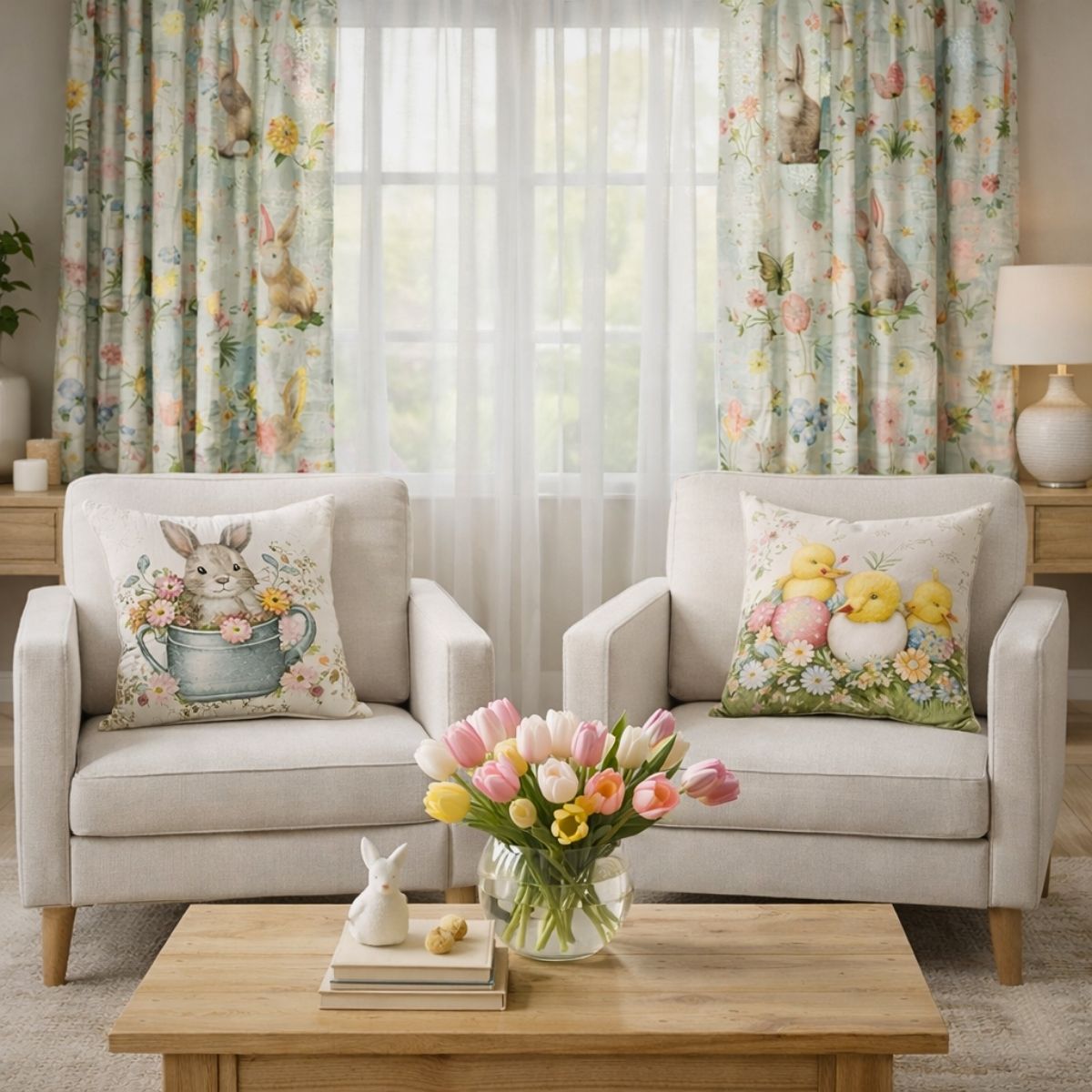 Tavaszi dekortipp a nappaliba 