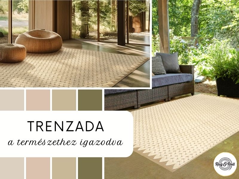 Trenzada szőnyeg nappaliba