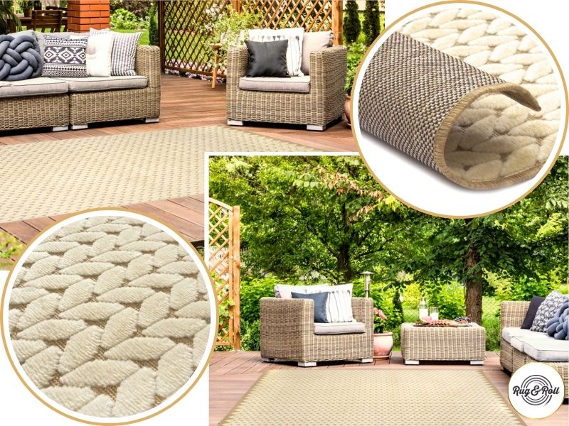 trenzada kültéri szőnyeg